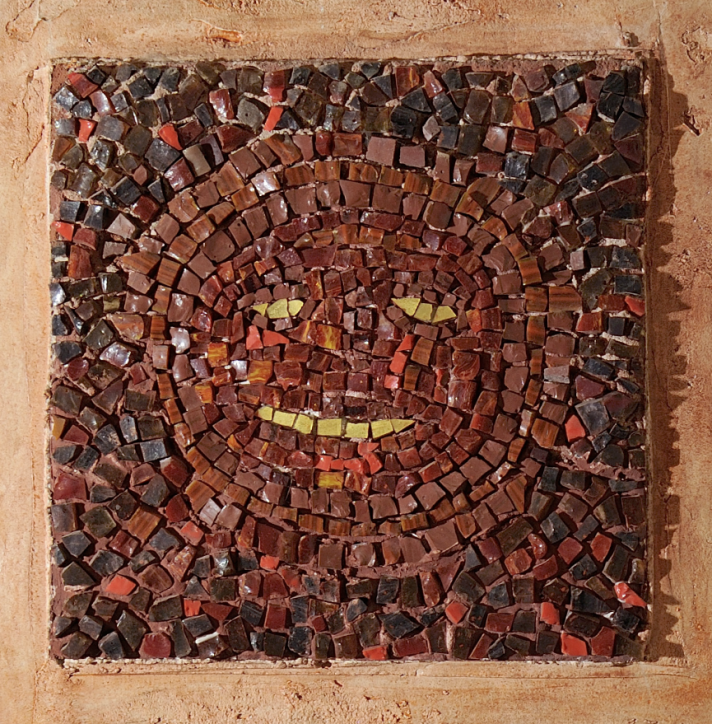 Small red visage, 1993
