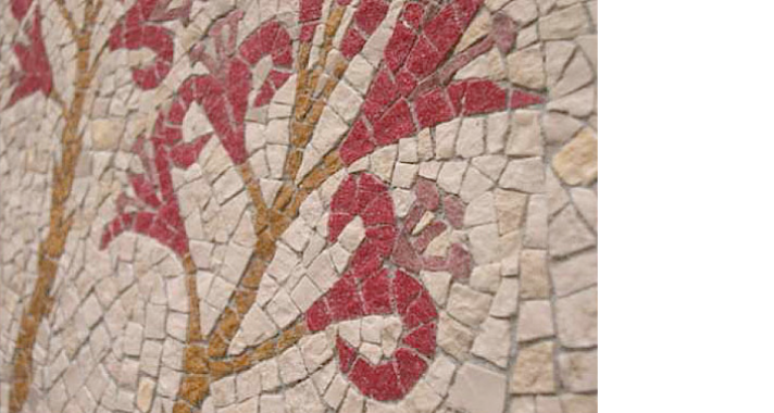 Interpretation of a Akrotiri &rsquo;s (Santorini) frescoe (detail), 2005